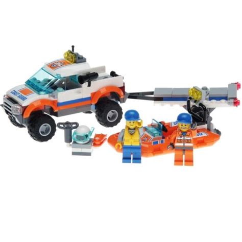 Lego City 60012 Coast Guard 4x4 And Diving Boat Decotoys