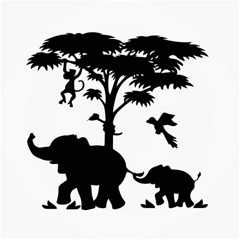 Safari Svg Svg Animaux De La Jungle Svg Animaux Sauvages Etsy France