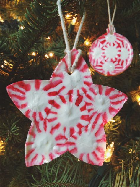 Peppermint Candy Christmas Ornaments