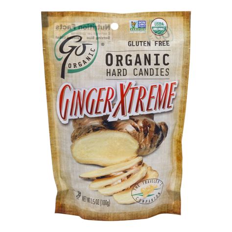 قم بشراء Go Organic Hard Candies Ginger Xtreme 100g من الموقع من لولو هايبر ماركت Candy