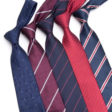 Men Tie Business 8cm Striped Necktie Mens Wedding Parties Dress
