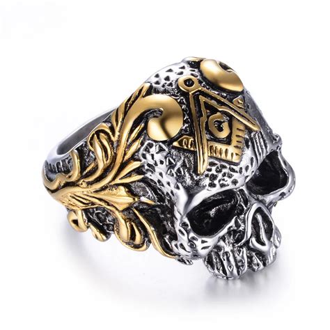 Mens Stainless Steel Ring Gothic Ring Punk Ring High Quality