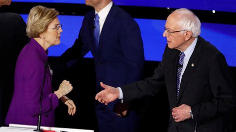 Warren Appears To Refuse To Shake Sanders Hand After Iowa Debate Fox News Video
