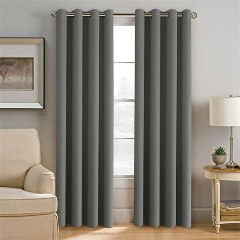 Hversailtex Ultra Soft And Rich Blackout Grey Curtains For Bedroom