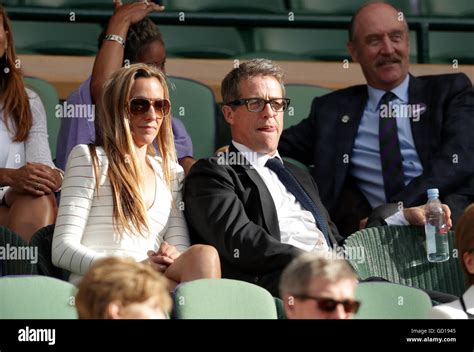 Hugh Grant And Anna Eberstein In The Royal Box As They Watch Heather