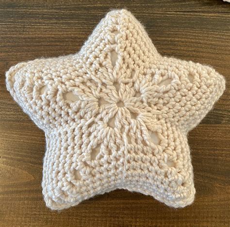 Star Pillow Crochet Pattern