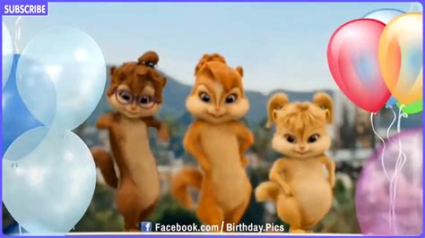 Chipmunks Singing Happy Birthday
