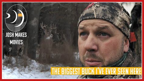 The Biggest Buck Ive Ever Seen Here Michigan Deer Hunting 2019 Youtube
