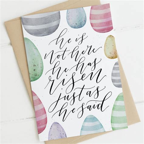 He Is Risen Easter Card Cheerfully Given