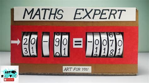 How To Make Maths Model From Cardboard Maths Working Model For