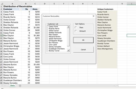 Excel How Do I Create A Userform That Returns Names In A Listbox And