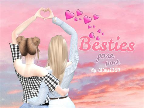 The Sims Resource Besties Pose Pack