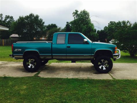 Chevrolet Silverado 1500 Extended Cab Pickup 1994 Green For Sale