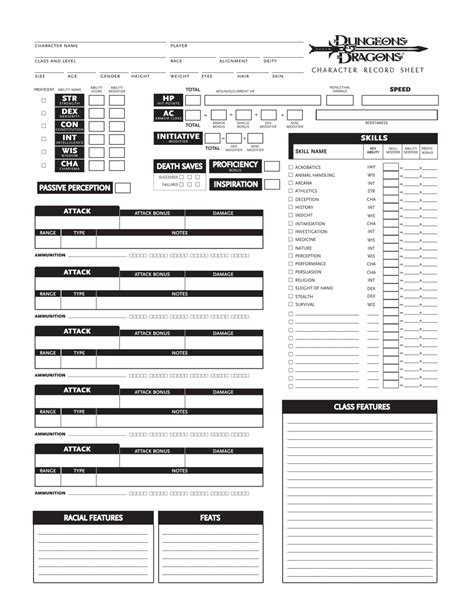 Goblin Grog This 35 Style Character Sheet For 5th Edition May