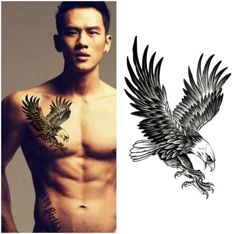 He Shall Mount Up With Wings Like Eagles Eagle Tattoo Eagle Chest