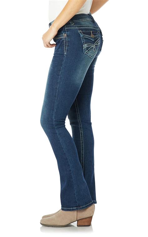 Apc Wallflower Womens Juniors Legendary Stretch Bootcut Denim Jeans