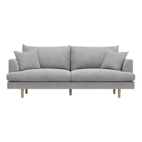 Byron Upholstered 2 Seater Sofa In Grey By Eastern Warehouse By Eastern