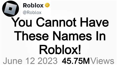 Do Not Use These Roblox Usernames In Your Names Youtube