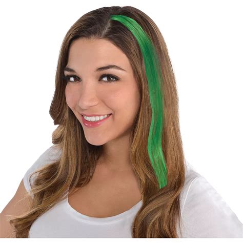 Green Hair Extensions 10ct Party City Canada