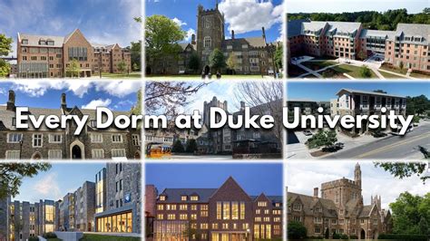 Duke University Dorm Tour Every Single Dorm Youtube