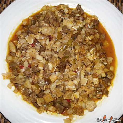 Traditional Filipino Pork Bopis Recipe With Heart Lung And Pork Fat
