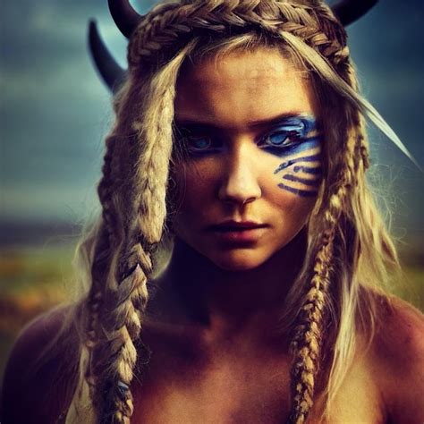 Traditional Viking Face Paint