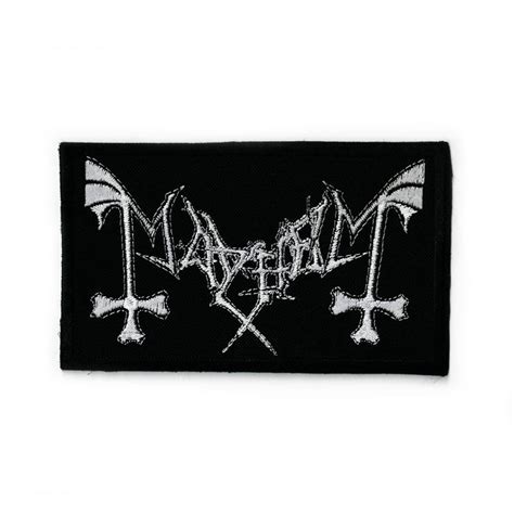 Mayhem Band Logo Patch
