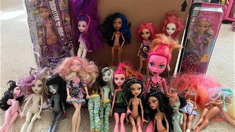 OPENING A HUGE MONSTER HIGH DOLL LOT In Box Dolls MH Cupid Play