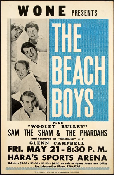 Lot Detail The Beach Boys Dayton Ohio 1965 Concert Poster