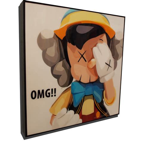 Kaws Pinocchio Pop Art Poster Omg Infamous Inspiration