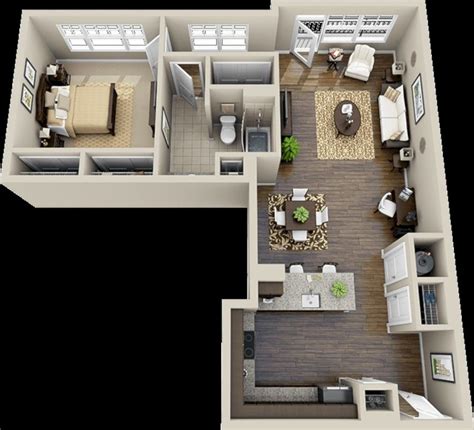 Cool 1 Bedroom Apartment Layouts 2023