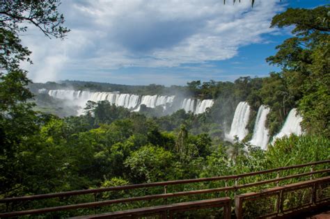 Train At Iguazu Falls Uneven Sidewalks Travel Blog