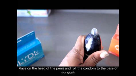 How To Put On A Condom Youtube