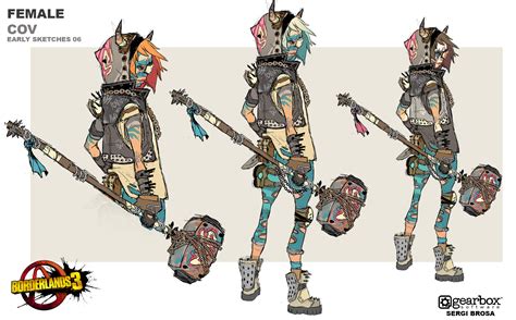 Borderlands 3 Female Bandit Concept Art On Behance