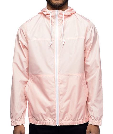 Zine Marathon Pink Windbreaker Jacket Zumiez Pink Windbreaker Jacket Windbreaker