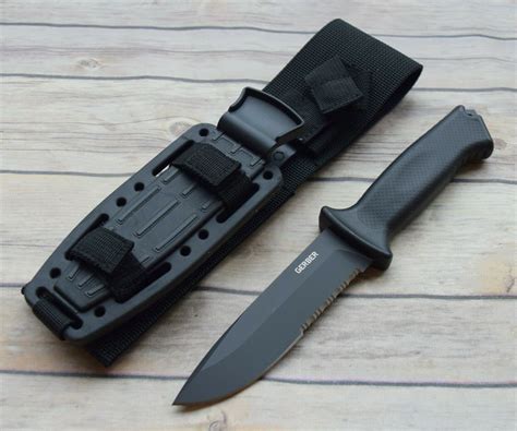 Gerber Prodigy Fixed Blade Hunting Knife Made In Usa Full Tang With