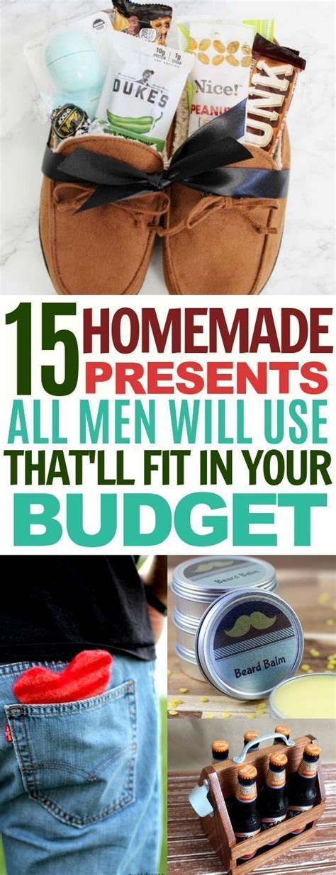 Homemade christmas gifts for your husband. Easy Gifts for Him: 15 That You Can Make Yourself | Diy ...