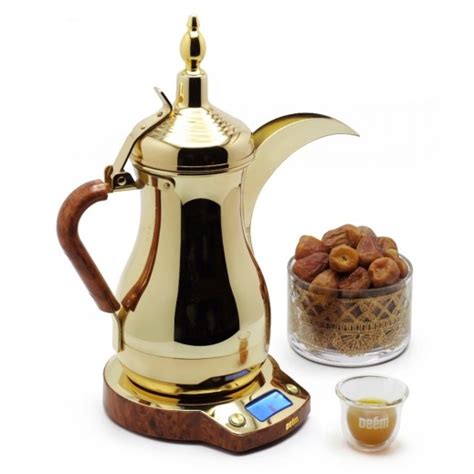Standard coffee maker have fine filters that will ensure you can taste the coffee as intended. Golden Deem Arabic Coffee Maker 1Ltr 1000W - Gold - JLS ...