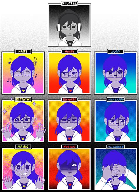Omori Omori Wiki Fandom Emotion Chart Character Art C