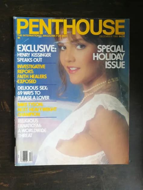 Penthouse Magazine December Pet Of The Month Jill Shawntai Picclick Uk