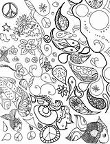 Trippy Fishies Webstockreview Coloringhome sketch template