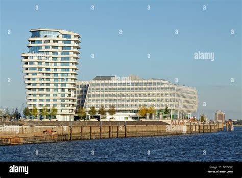 Marco Polo Tower Und Unilever Haus Hafencity Hamburg Deutschland