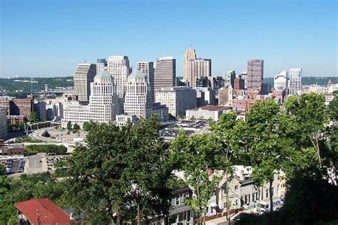 Downtown Cincinnati View From Mount Adams Topography Arch Flickr