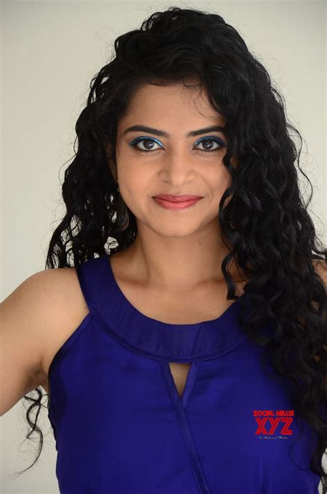 Actress Gayathri Stills From Pranavam Movie Press Meet Social News Xyz