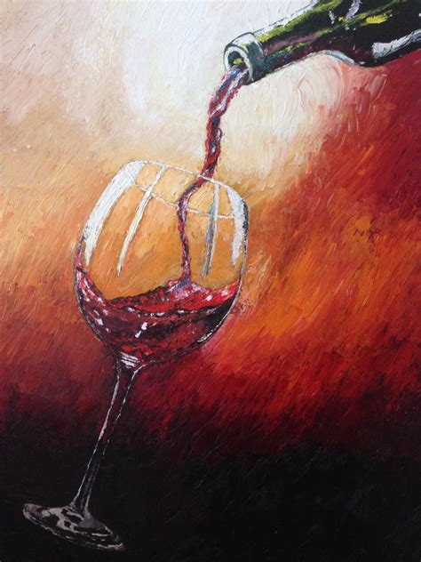 Pin De Oils By Eryn En Custom Beverage Paintings Arte De Vino Arte Vino