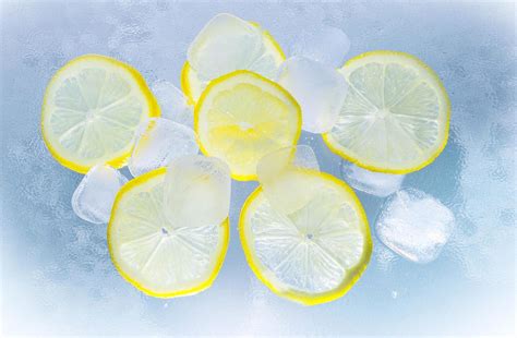 Free Picture Llemons Fruit Juice Ice Water Summer Limon Fruit