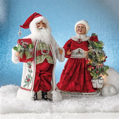 Claus (dame angela lansbury) takes the reindeer and sleigh out for a drive, only to end up stranded in the multicultural. Karen Didion Mr. & Mrs. Claus Figures | Gump's