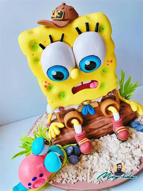 Spongebob 3d Cake 🧽 Spongebob Birthday Cake Spongebob Cake