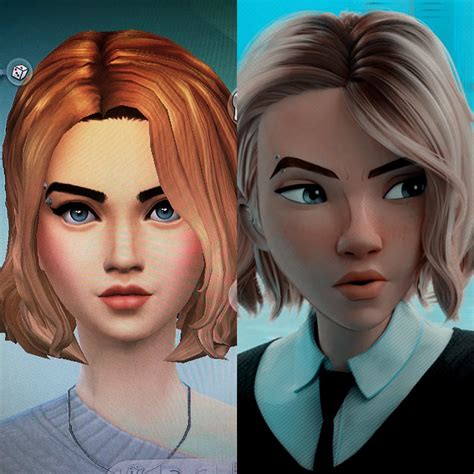 My Attempt At Spider Man Into The Spider Verses Gwen Stacy Via Sims