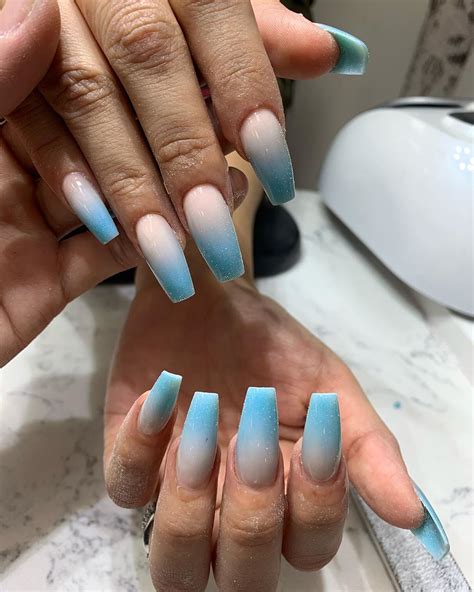 Updated 30 Blue Ombre Nails August 2020